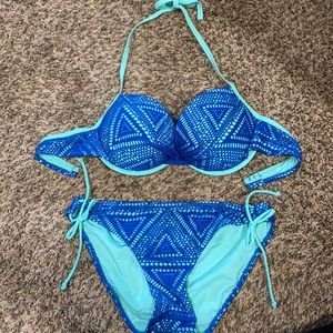 Apollo Swimwear blue bikini